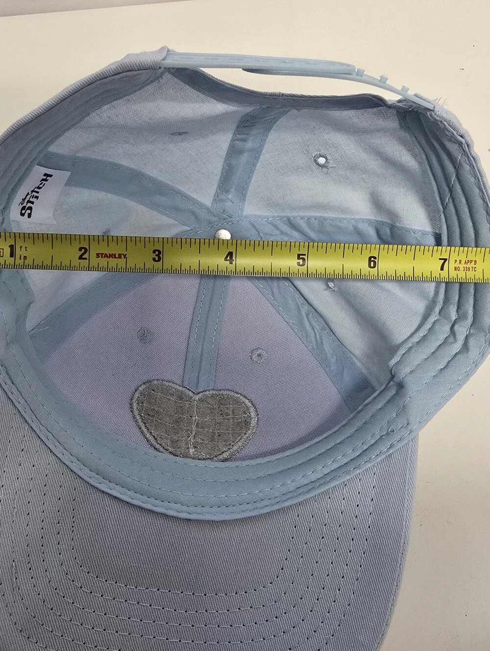 NWT Disney Stitch Light Blue Snap Back Kids Hat